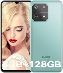 CUBOT A1 Smartphone 8GB(4GB+4GB) RAM 128GB ROM Android 13 Teléfono Móvil Libres 6,56" HD Pantalla 5100mAh 4G Doble SIM Octa Core GPS OTG Face ID Verd