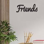 Art Street Friends MDF Plaque Painted Cutout Ready to Hang Home Décor Wall Art