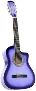 Karrera Childrens Acoustic Guitar Ideal Kids Gift 1/2 Size Purple
