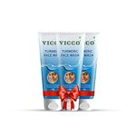 Vicco Turmeric Face Wash [70gm Each | Pack of 3]: Acne Fighter, Deep Cleanse for Glowing Skin, Removes Blackheads & Tan | Fights Pimples, Skin Infections & Minor Wounds