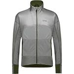 GOREWEAR Drive Jacket Mens, Lab Gray / Utility Green, M