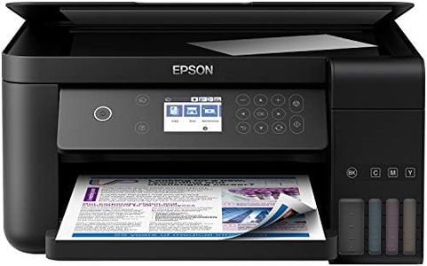 Epson EcoTank ET-3700, Impresora WiFi A4 Multifunción de Alto Rendimiento, Impresión Doble Cara Automática, Copia/Escaneado/Impresión
