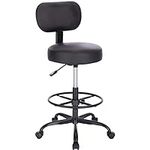 SUPERJARE Drafting Chair with Back,