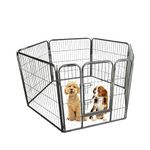 Ellie-Bo Heavy Duty 6-piece 120cm High Modular Dog Pen