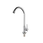 Kitchen Sink Faucets, Single Cold Faucet, Rotatable Kitchen Sink Faucet, 360 Degree Swivel Faucet, Kitchen Sink Taps, for Kitchen Sinks (No Hot Water)