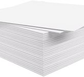 Mat Board Center, 50 Pieces 11x14 White Uncut Mat Boards Backing Boards - Full Sheet - Great for Pictures, Frames, Crafts and More