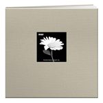 Pioneer 12 x 12-inch Book Cloth Cover Post Bound Album, Biscott Beige