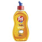 Pril Tamarind Liquid Dishwash Gel 425ml | Insta Clean | With visible Active Power Boosters that bursts while scrubbing giving abrasion to clean better | Zero White Residue