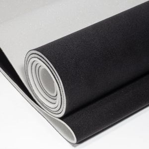 Hiksuky Auto Headliner Fabric 120“ L × 60” W Ultra-Fine Velvet with Foam Backing - Tube Packaging - Black Interior Replacement Material for Car/Truck/SUV/RV Roof - Home Repair/DIY Headliner Material