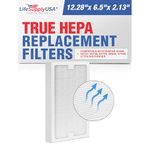 LifeSupplyUSA Replacement HEPA Compatible with Hunter 30966 Filter Air Purifier 30747, 30748, 30750, 30856, 37748, 37750