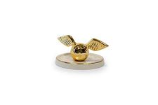 Harry Potter Golden Snitch Ceramic Trinket Tray | Quidditch-Themed Gold Decor Accents | Storage Dish For Jewelry, Accessories, Keys, Small Valuables | 4 Inches