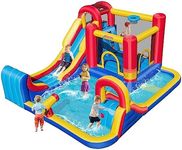 OLAKIDS Inflatable Water Slide, 8 i