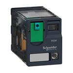 Schneider 6A 2 Pole Plug-In Relay-Rxm4Ab2Bd