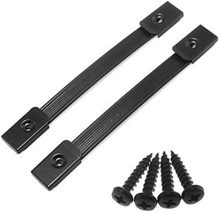 DGZZI Handle Strap 2PCS 8Inch Black Guitar Amplifiers Speaker Cabinet Strap Handle with Metal End Caps, Black, Large