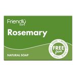 Friendly Soap - Soothing & Relaxing Rosemary (95g), Plant-Based, Cruelty-Free, Made By Hand, No Preservatives or Sulphates, Sustainable