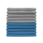 Biange Cooling Towels (40"x 12", Pack of 10) for Neck and Face, Cold Towel for Hot Weather, Sports, Workout, Fitness, Gym, Yoga, Golf, Pilates, Travel, Camping & More