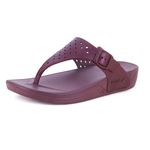 FLITE Slipper FL-430 Wine Purple for Women