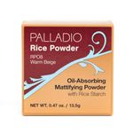 Palladio Beauty RICE POWDER 0.60 oz, beige, Warm Beige, 17 g