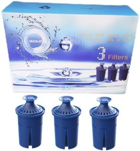 Elite Water Filter Lasting 6 Months-Efficient Long-Life Elite Filter, Replacement for Brita Pitcher Water Filter and Dispensers, Etc.,BPA FREE,3 Count(Blue)