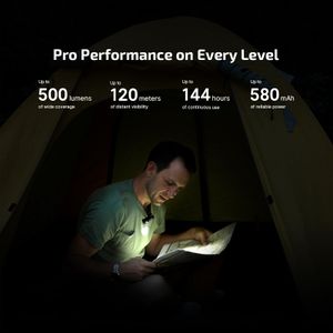 OLIGHT Oclip Pro 500 Lumens Clip-On Flashlight – Black
