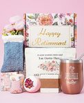 MEIGBFR Retirement Gifts for Women, Retirement Gift Ideas for Coworker, Retired Friends, Teachers, Nurses, Mum, Grandma, Spa Sets for Women Gifts- 12oz Tumble