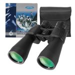 Binoculars for Adults & Kids, BAK4 Clear Night Vision Binoculars for Bird Watching Hunting Hiking Sports Waterproof, Powered Compact Binoculars with Carrying Case (2060)