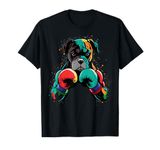 Funny Kickboxing or Boxing Boxer Dog T-Shirt