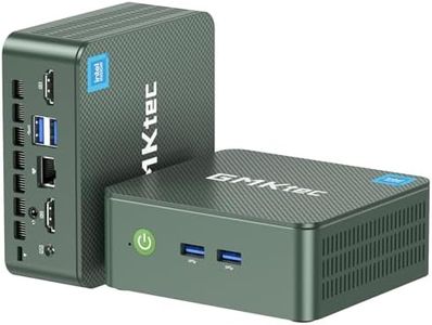 GMKtec Mini PC N150, G3 Plus Intel Twin Lake N150 (3.4GHz) Preinstalled Windows 11 Pro, 16GB DDR4 RAM 1TB PCIe M.2 SSD, Desktop Computer 4K Dual HDMI/USB3.2/WiFi 6/BT5.2/2.5G RJ45