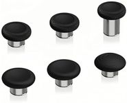 eXtremeRate 6 in 1 Metal Replacement Thumbsticks Grip, Swap Magnetic Joysticks for Xbox One Elite Series 2 & Xbox Elite 2 Core Controller (Model 1797) - Black