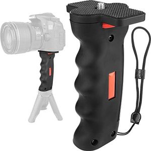 Chromlives Camera Handle Grip,1/4 Camera Handheld Stabilizer with Wrist Strap, Handle Grip Support Mount for DSLR Camera Camcorder Smartphone Action Camera Led Video Light