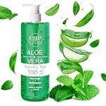 CMP PepperMint Aloe Vera Refreshing Leg Gel Heavy Legs, Varicose Veins, Stretch Marks, Water Retention, Swollen Legs + Feet. Circulation Booster for Feet and Legs, Body Moisturiser (200 ml)