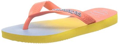 Havaianas Women's Top Fashion Flip-Flop, Gold Yellow, 5 UK