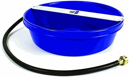 LITTLE GIANT Automatic Pet Waterer - Pet Lodge - Plastic Ever Full Pet Bowl, 3 Gallon (Item No. EF3)