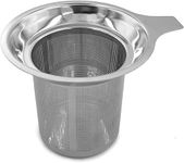 Stainless Steel Reusable Coffee Filter Tea Baskets Mesh Strainer Coffee Dripper With Holder