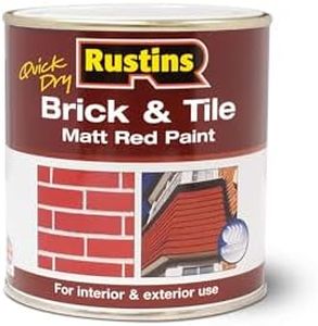 Rustins - Quick Dry Brick & Tile Paint Matt Red 250ml