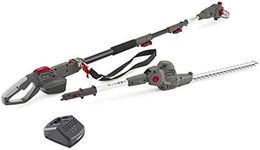 Mountfield MMT 20 Li Multi-Tool, 55cm Telescopic Shaft, 20cm Pruner (150W), 25.5cm Hedge Trimmer (200W), 20V (4Ah) Battery, Battery and Charger Included