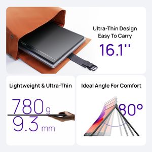ARZOPA 16.1" Portable FHD IPS Monitor – HDMI/USB-C, Eye Care, Gaming
