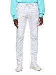 Diesel Krooley R-NE 0684U Men's Stretch Jeans Jogging Jeans (W40), White, 40 W/32 L