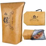 BBQ Blanket for Resting Meat, BBQ Brisket Blanket Meat Resting Blanket for Smoking, Reusable Smoker Grilling Meat Insulated Resting Bag with Wide Mouth for Large Briskets/Pork Shoulders/Turkeys (21in)