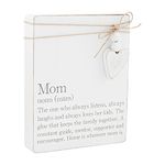 Mud Pie, Mom, Definition Plaque, 7 1/2" x 6"