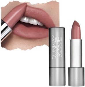 Runway Rogue 90s Vibe Lipstick, Moisturizing Matte Dusty Nude-Pink Lipstick, ‘Front Row’