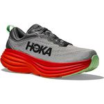 HOKA Men's Race Sneaker, Castlerock/Flame, 9 UK