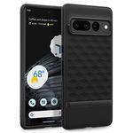 Caseology Parallax Case Compatible with Google Pixel 7 Pro - Matte Black