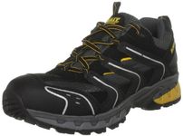 DEWALT Men's Cutter Safety Trainers 200J Steel Toe Cap SB SRA Safety Rating Black and Grey Size 9 UK