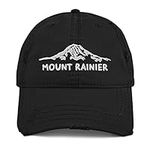 Mount Rainier Distressed Dad Hat, H