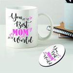 PICRAZEE “You are The Best Mom” Mothers Day/Happy Birthday Gift for Mom Mother Mummy (1 Ceramic Mug, 1 Fridge Magnet) (You are The Best Mom)