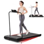 CITYSPORTS Treadmill, Walking Pad with 3-Level Incline, Foldable Treadmill with Handrails, Equipped with Tablet Holder and Remote Control, Suitable for Home and Office Use