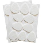 20 pcs Felt Metatarsal Pads for Women and Men, 3M Adhesive Forefoot Pads Forefoot Cushion Pads, Ball of Foot Cushion Foot Pads for Forefoot and Sole Support, Metatarsalgia Mortons Neuroma