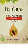 Banjara's Multani Mitti + Papaya Face Pack Powder, 100 g