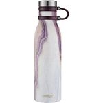 Contigo Matterhorn Stainless Steel Water Bottle, 10 Hours Hot & 24 Hours Cold with Thermalock Vacuum Insulation I Spill Proof & Leak Proof BPA Free Bottle with Premium Graphics I Sandstone, 590 ML